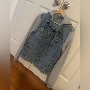 Jean jacket nice for Fall.